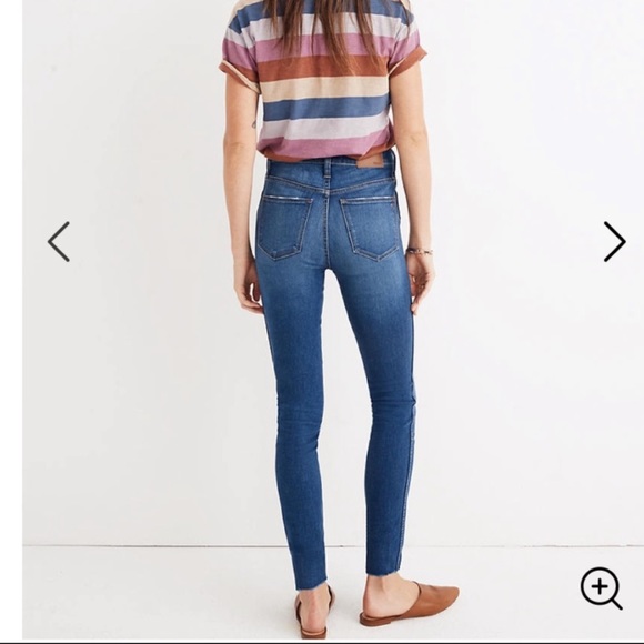 Madewell 10” high rise skinny jeans - Picture 2 of 6
